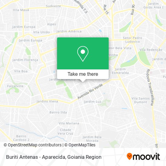 Buriti Antenas - Aparecida map