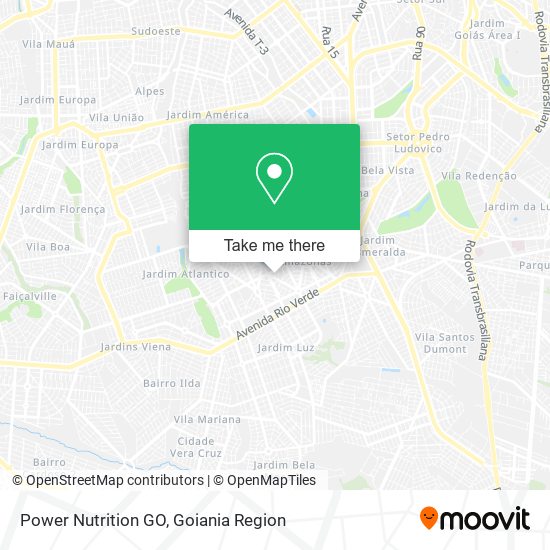 Mapa Power Nutrition GO