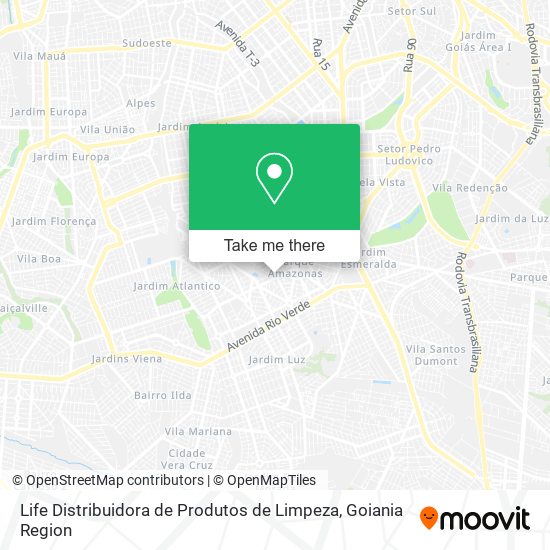 Life Distribuidora de Produtos de Limpeza map