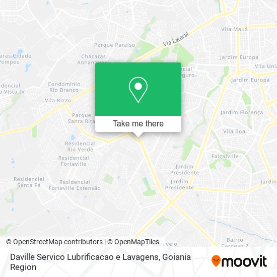 Daville Servico Lubrificacao e Lavagens map