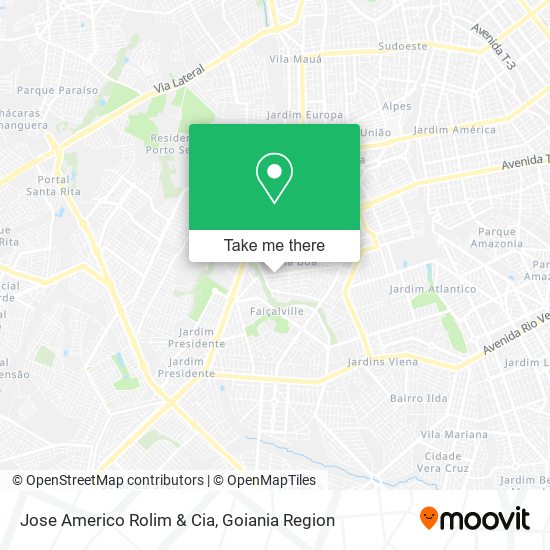 Mapa Jose Americo Rolim & Cia