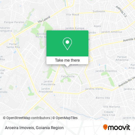 Aroeira Imoveis map