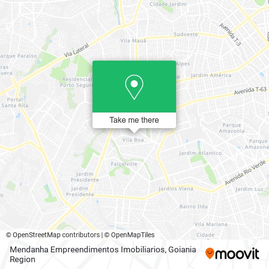 Mendanha Empreendimentos Imobiliarios map