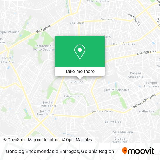 Genolog Encomendas e Entregas map