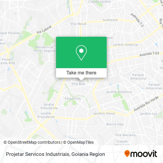 Mapa Projetar Servicos Industriais