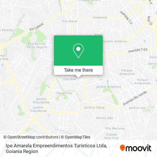 Mapa Ipe Amarela Empreendimentos Turísticos Ltda