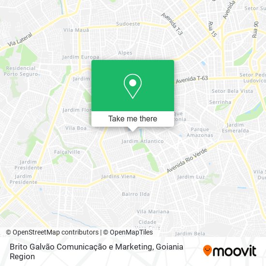 Mapa Brito Galvão Comunicação e Marketing