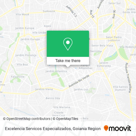 Mapa Excelencia Servicos Especializados