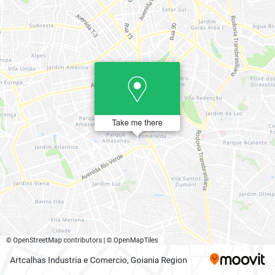 Artcalhas Industria e Comercio map