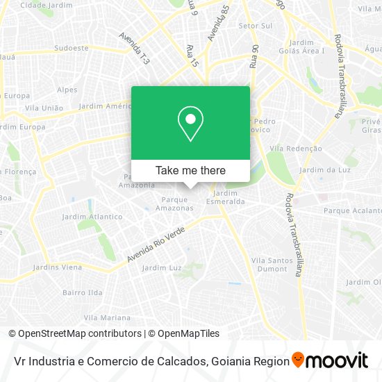 Vr Industria e Comercio de Calcados map