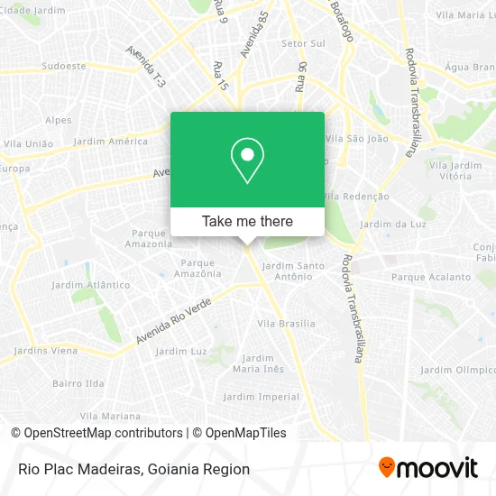 Rio Plac Madeiras map