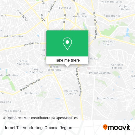 Mapa Israel Telemarketing