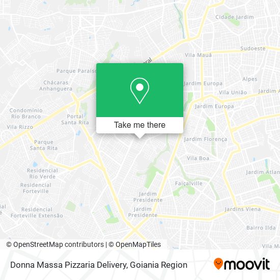 Donna Massa Pizzaria Delivery map