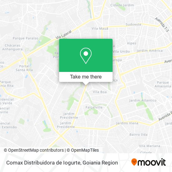 Comax Distribuidora de Iogurte map