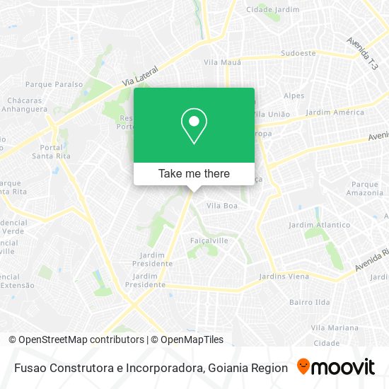 Fusao Construtora e Incorporadora map