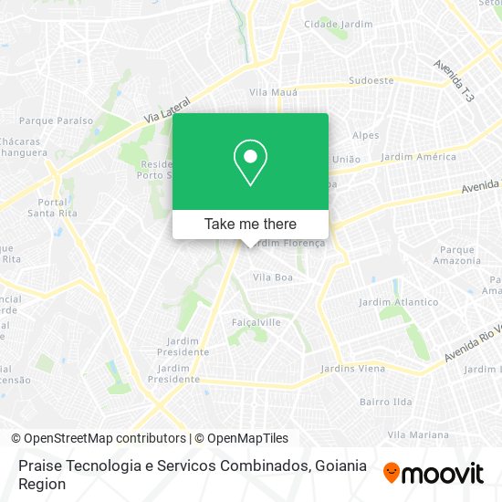 Praise Tecnologia e Servicos Combinados map