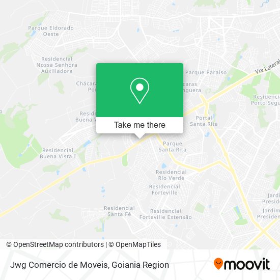 Mapa Jwg Comercio de Moveis