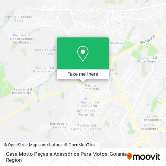 Cesa Motto Peças e Acessórios Para Motos map