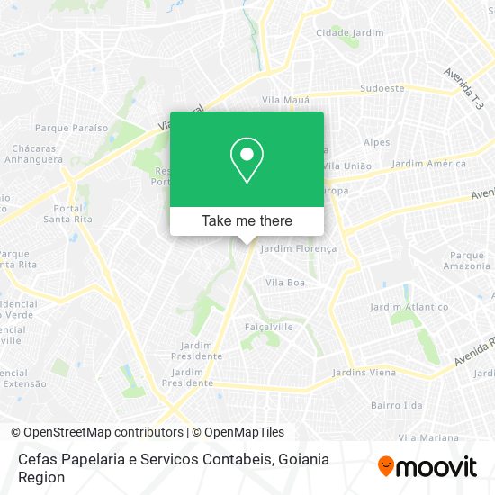 Cefas Papelaria e Servicos Contabeis map