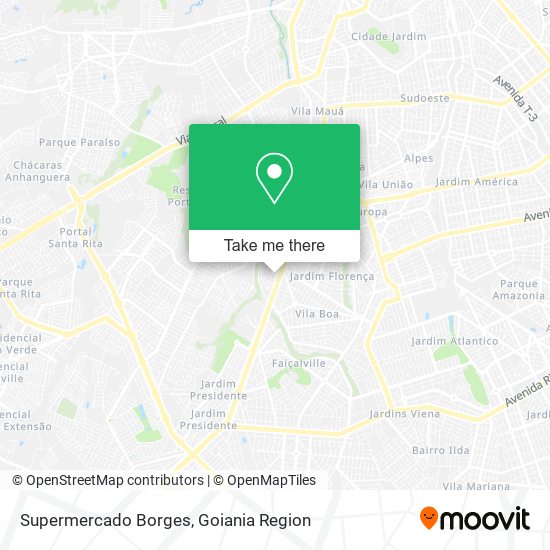 Supermercado Borges map