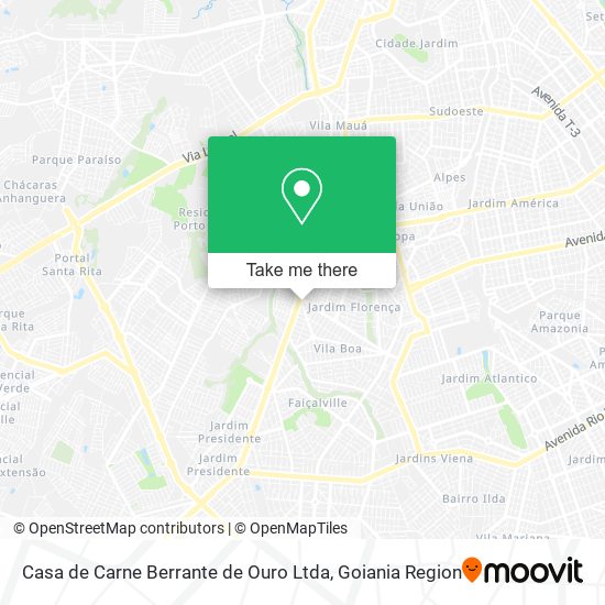 Casa de Carne Berrante de Ouro Ltda map