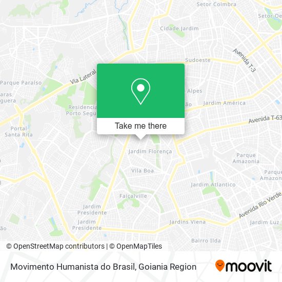 Mapa Movimento Humanista do Brasil