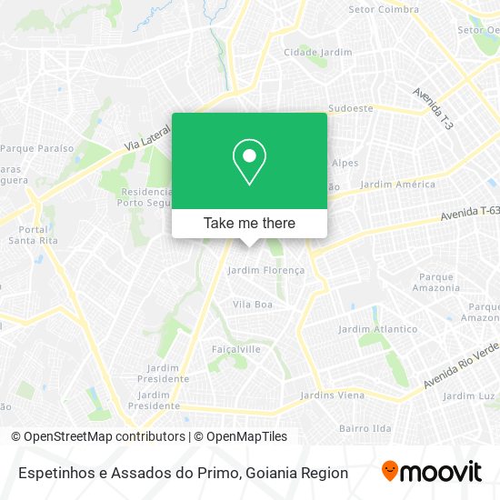 Espetinhos e Assados do Primo map