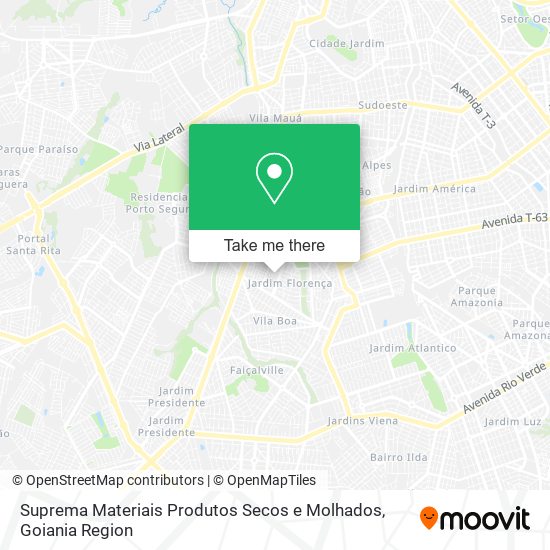 Suprema Materiais Produtos Secos e Molhados map