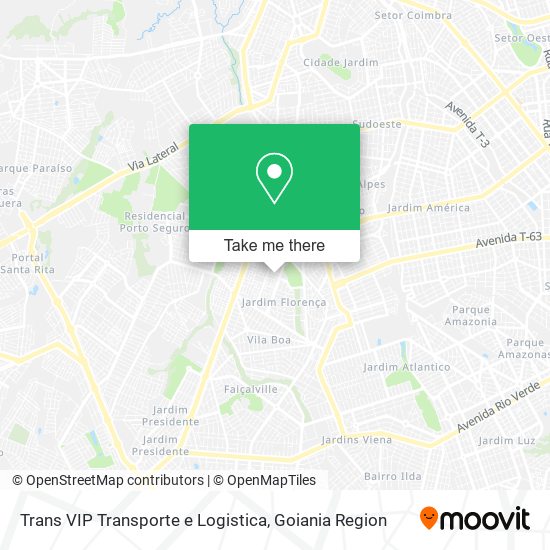 Trans VIP Transporte e Logistica map