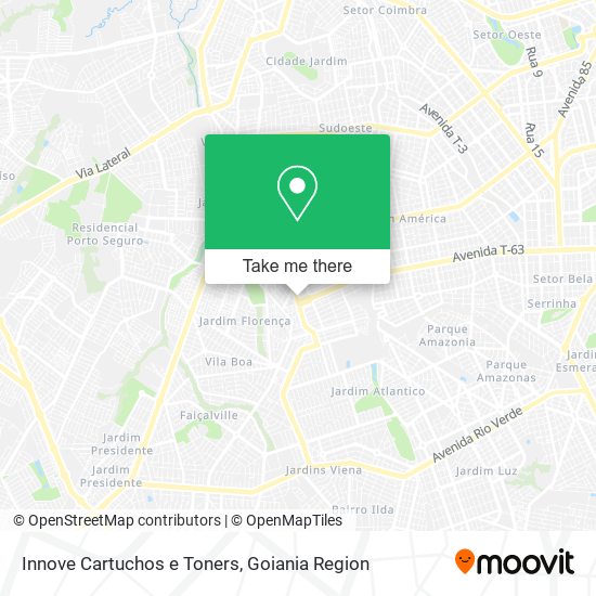 Innove Cartuchos e Toners map