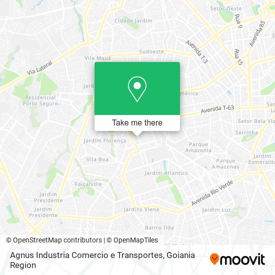 Agnus Industria Comercio e Transportes map