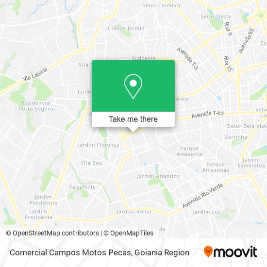 Comercial Campos Motos Pecas map