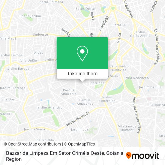 Mapa Bazzar da Limpeza Em Setor Criméia Oeste