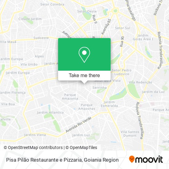 Pisa Pilão Restaurante e Pizzaria map