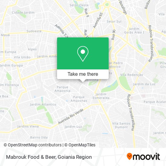 Mapa Mabrouk Food & Beer