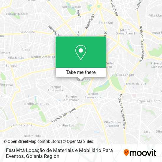 Festivitá Locação de Materiais e Mobiliário Para Eventos map