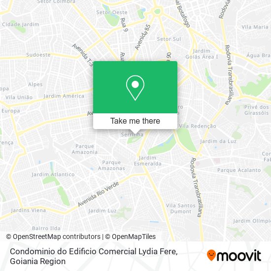 Mapa Condominio do Edificio Comercial Lydia Fere