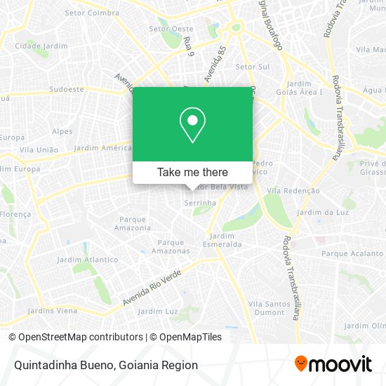 Quintadinha Bueno map