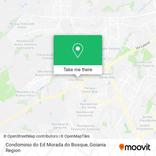 Mapa Condominio do Ed Morada do Bosque