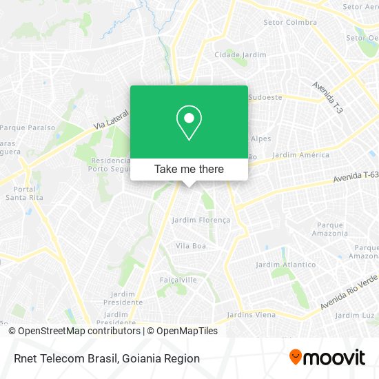 Mapa Rnet Telecom Brasil