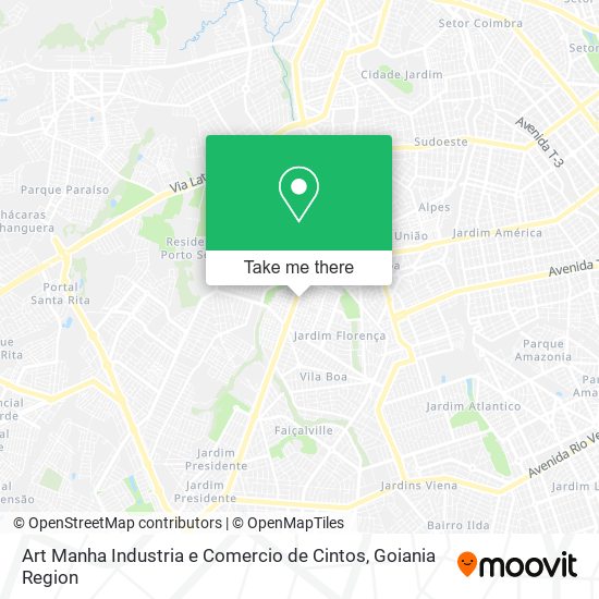 Mapa Art Manha Industria e Comercio de Cintos