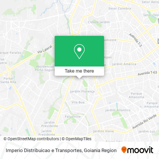 Mapa Imperio Distribuicao e Transportes