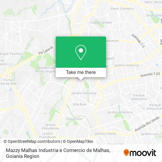 Mazzy Malhas Industria e Comercio de Malhas map