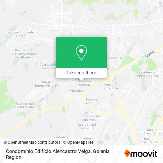 Mapa Condomínio Edifício Alencastro Veiga