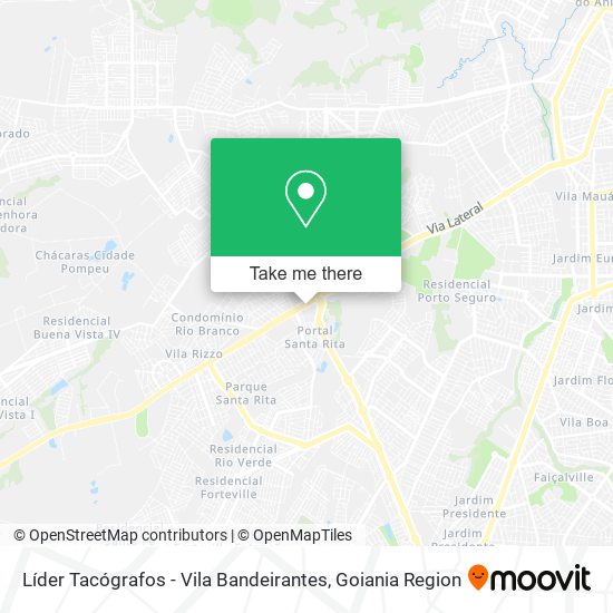 Líder Tacógrafos - Vila Bandeirantes map