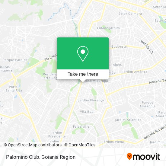 Palomino Club map