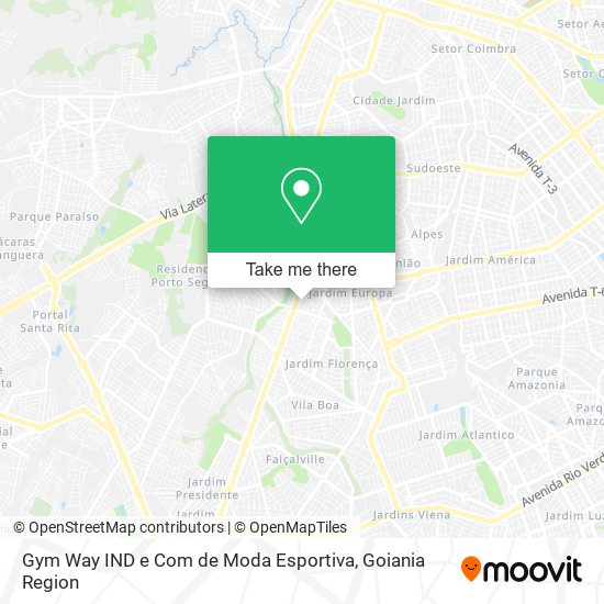 Gym Way IND e Com de Moda Esportiva map