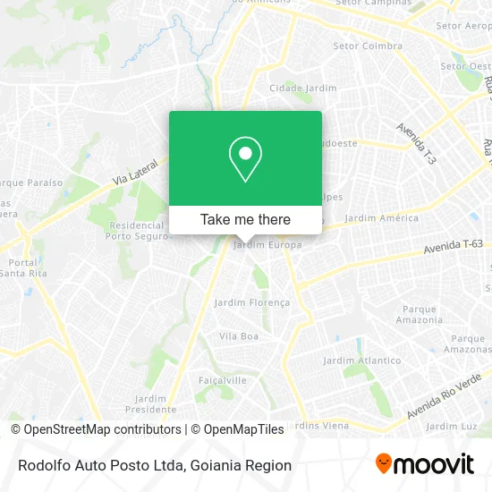 Rodolfo Auto Posto Ltda map