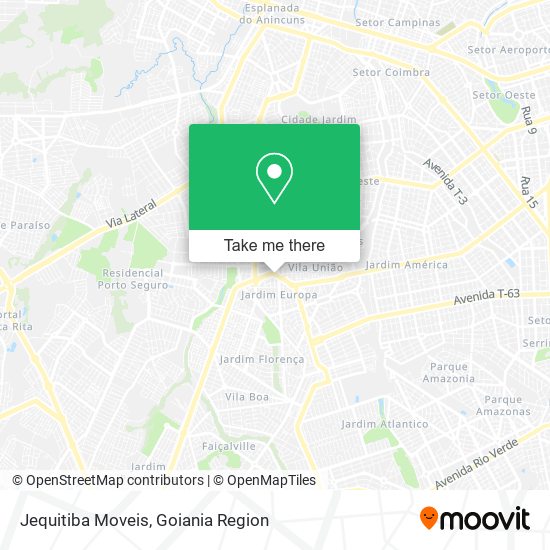 Jequitiba Moveis map