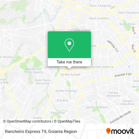 Rancheiro Express T9 map